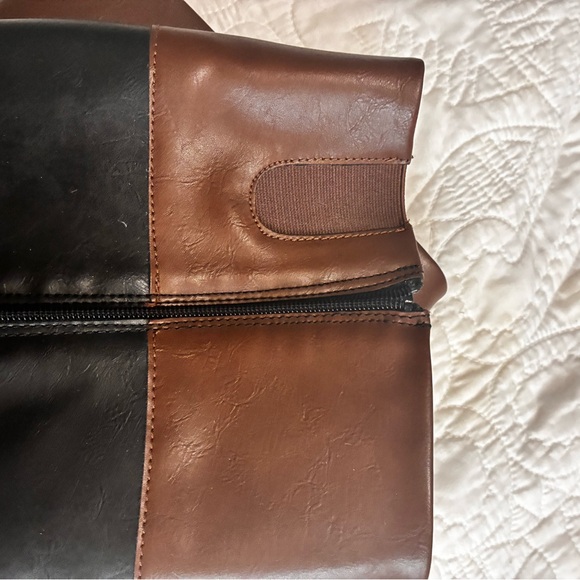 Arizona Jean Company Black and Brown Over the Knee Boots - Picture 7 of 7